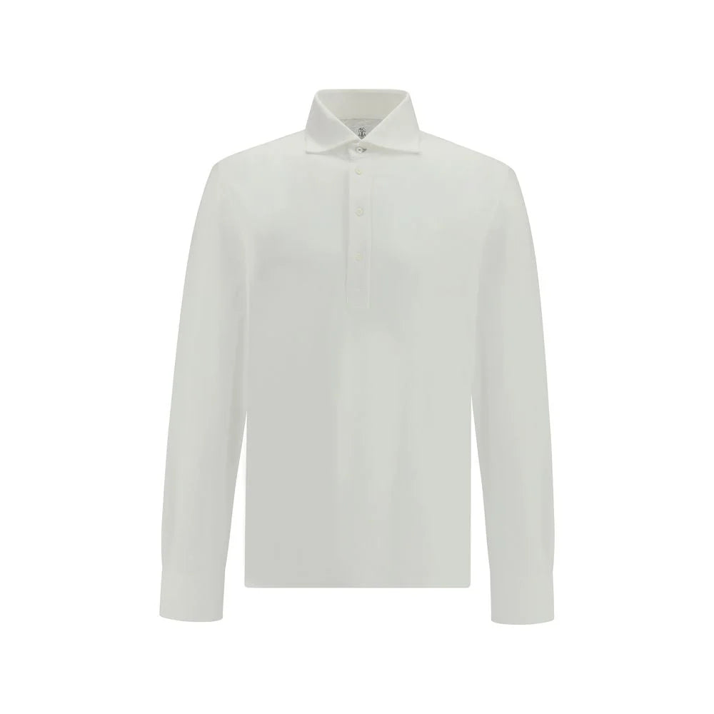 Brunello Cucinelli White Cotton Dress Shirt - Shirts