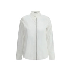 Brunello Cucinelli White Cotton Dress Shirt - XL