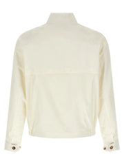 Brunello Cucinelli White Cotton Full-Length Jacket