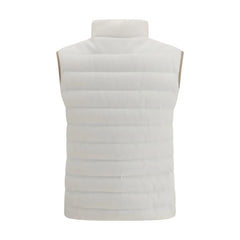 Brunello Cucinelli White Cotton Jackets And Coat