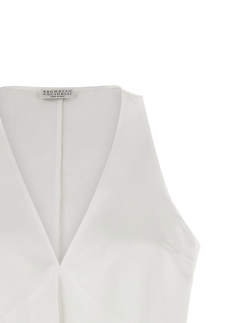 Brunello Cucinelli White Cotton Shirt