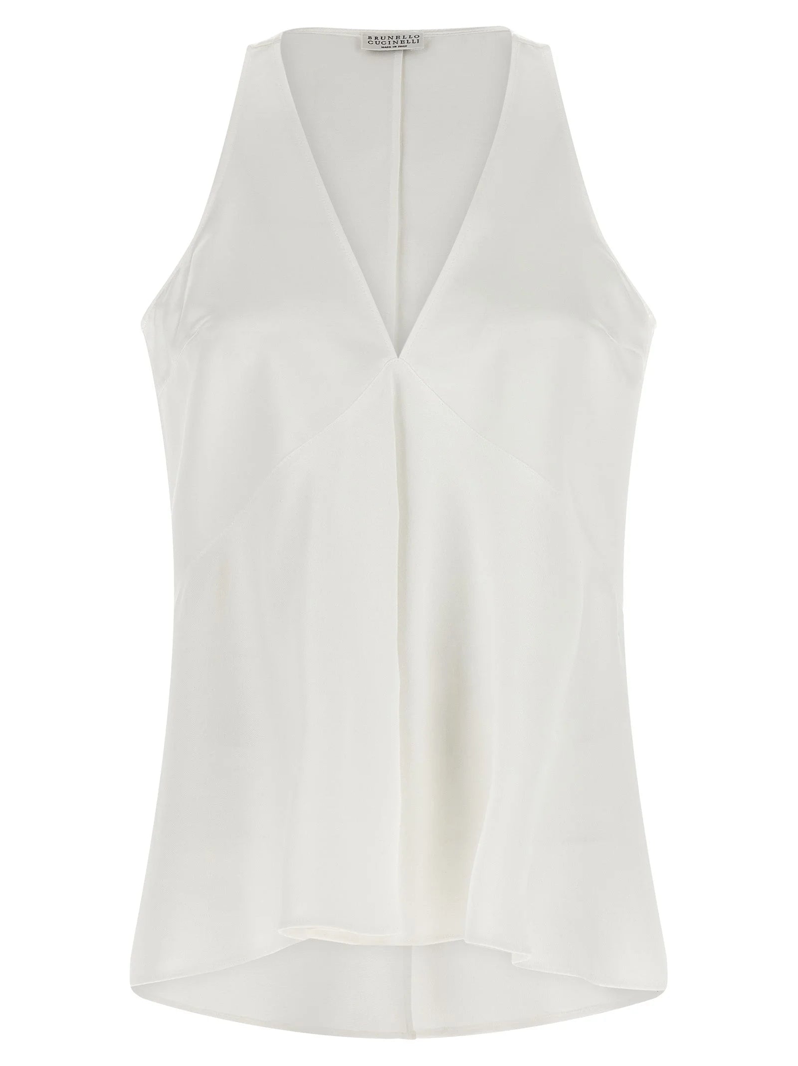 Brunello Cucinelli White Cotton Shirt