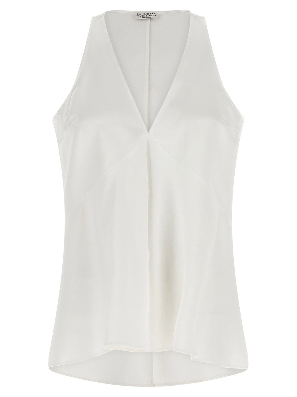 Brunello Cucinelli White Cotton Shirt