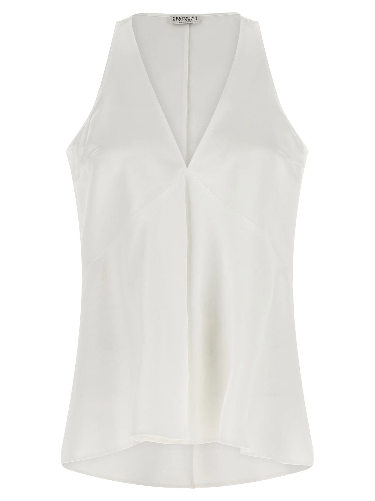 Brunello Cucinelli White Cotton Shirt
