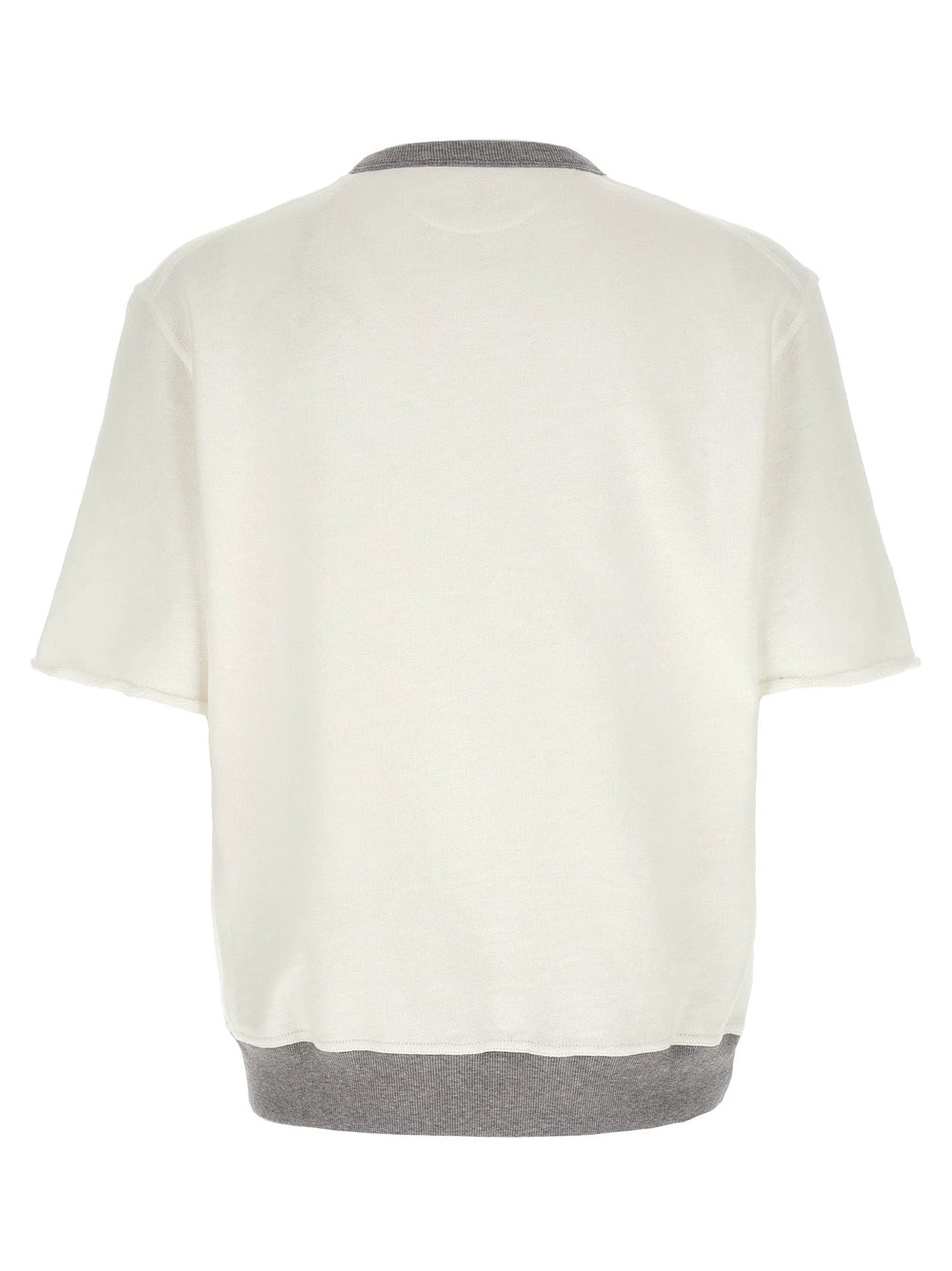 Brunello Cucinelli White Cotton Sweatshirt