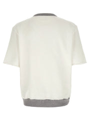 Brunello Cucinelli White Cotton Sweatshirt