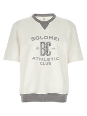 Brunello Cucinelli White Cotton Sweatshirt
