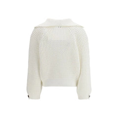 Brunello Cucinelli White Cotton Sweatshirt