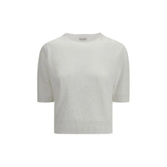Brunello Cucinelli White Cotton Sweatshirt - S
