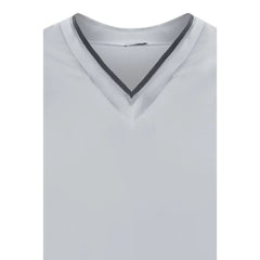 Brunello Cucinelli White Cotton T-Shirt