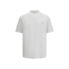 Brunello Cucinelli White Cotton T-Shirt