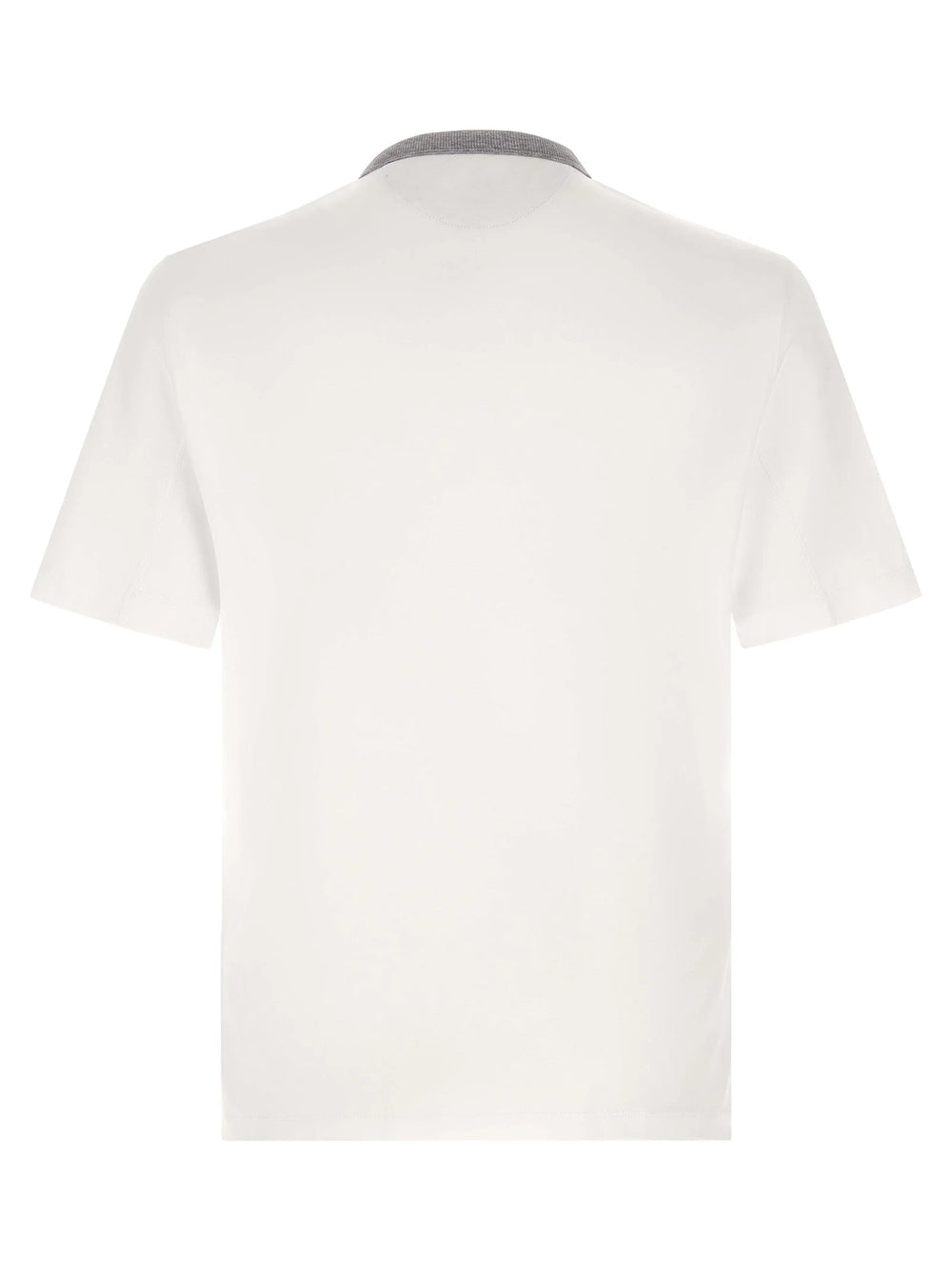 Brunello Cucinelli White Cotton T-Shirt
