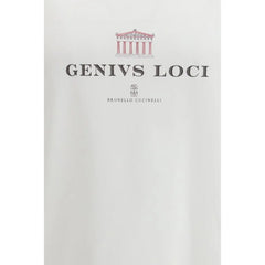 Brunello Cucinelli White Cotton T-Shirt