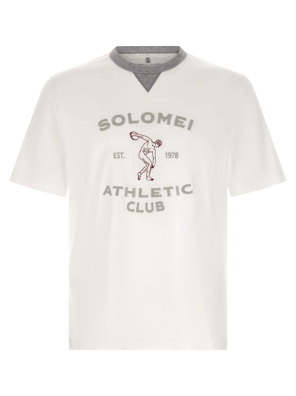 Brunello Cucinelli White Cotton T-Shirt
