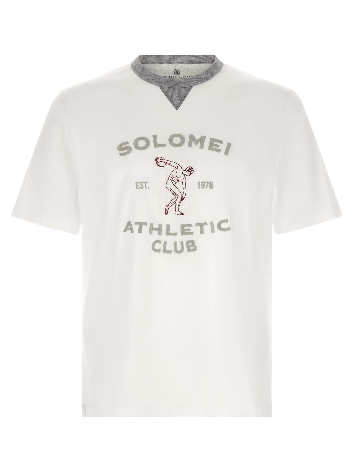 Brunello Cucinelli White Cotton T-Shirt