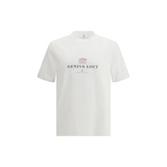 Brunello Cucinelli White Cotton T-Shirt