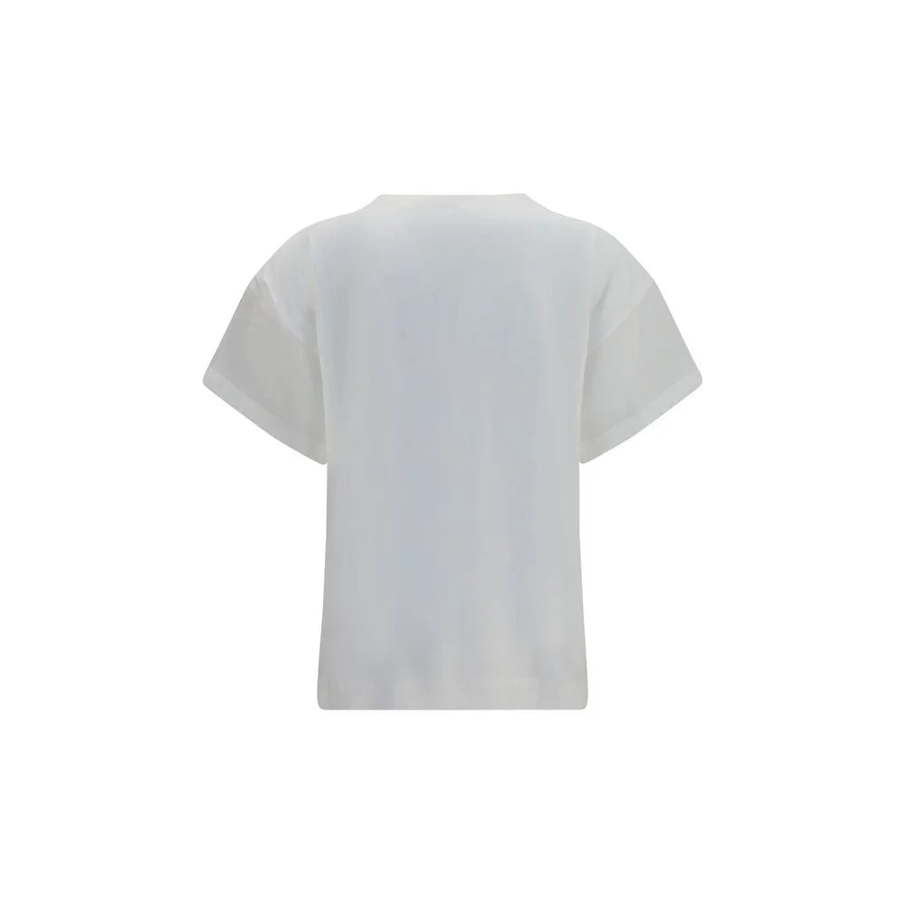 Maglietta in cotone bianco Brunello Cucinelli - M