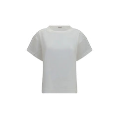 Maglietta in cotone bianco Brunello Cucinelli - M