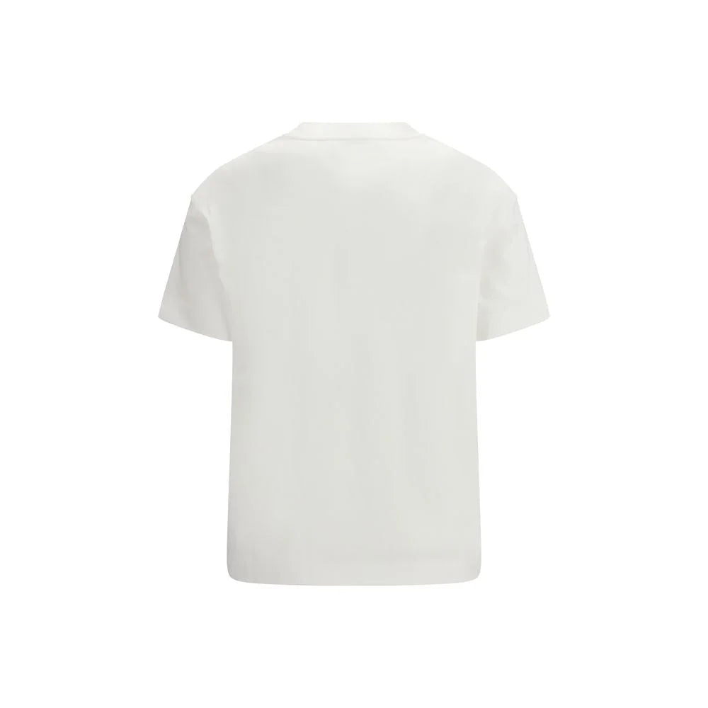 Brunello Cucinelli White Cotton T-Shirt - T-Shirts