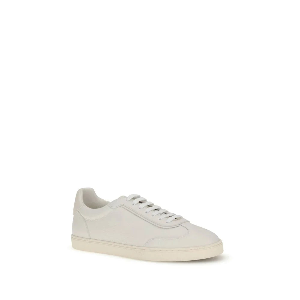 Brunello Cucinelli White Deer Low Top Sneakers - EU44/US11