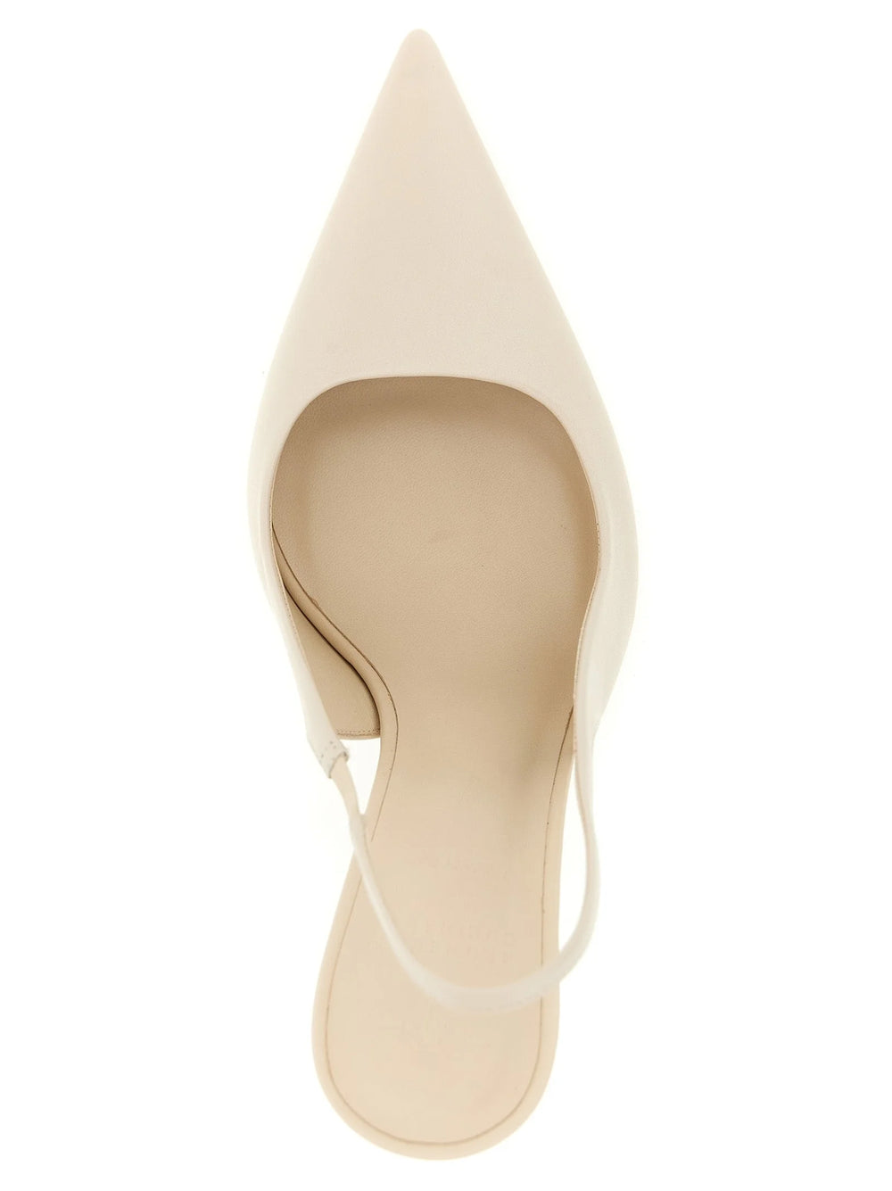 Brunello Cucinelli White Leather High Heel Pumps - EU37.5/US7.5