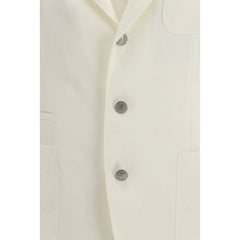 Brunello Cucinelli White Linen Blazer