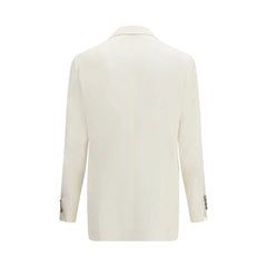 Brunello Cucinelli White Linen Blazer