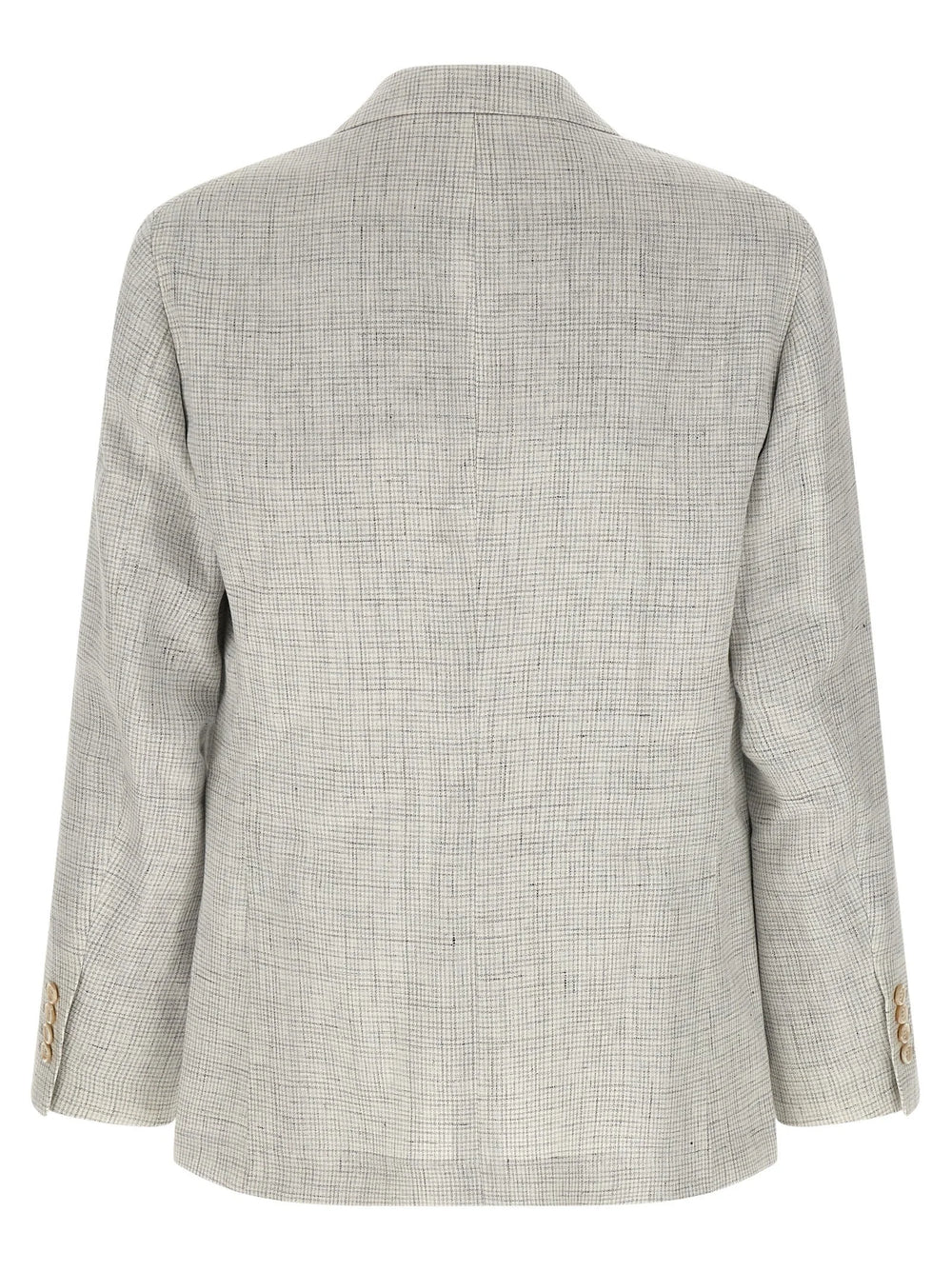 Brunello Cucinelli White Linen Blazer