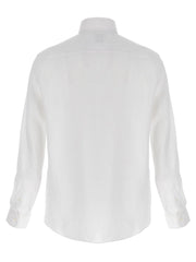 Brunello Cucinelli White Linen Blouse