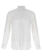 Brunello Cucinelli White Linen Blouse