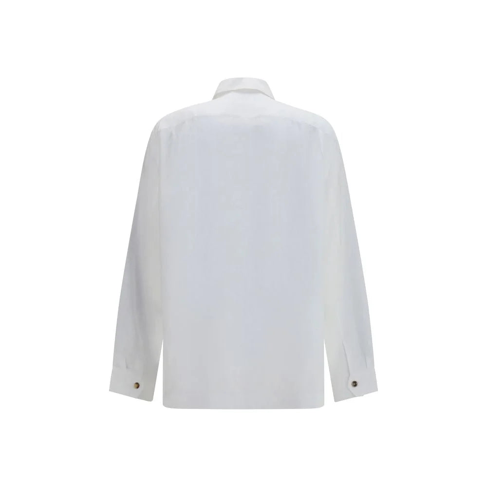 Brunello Cucinelli White Linen Shirt