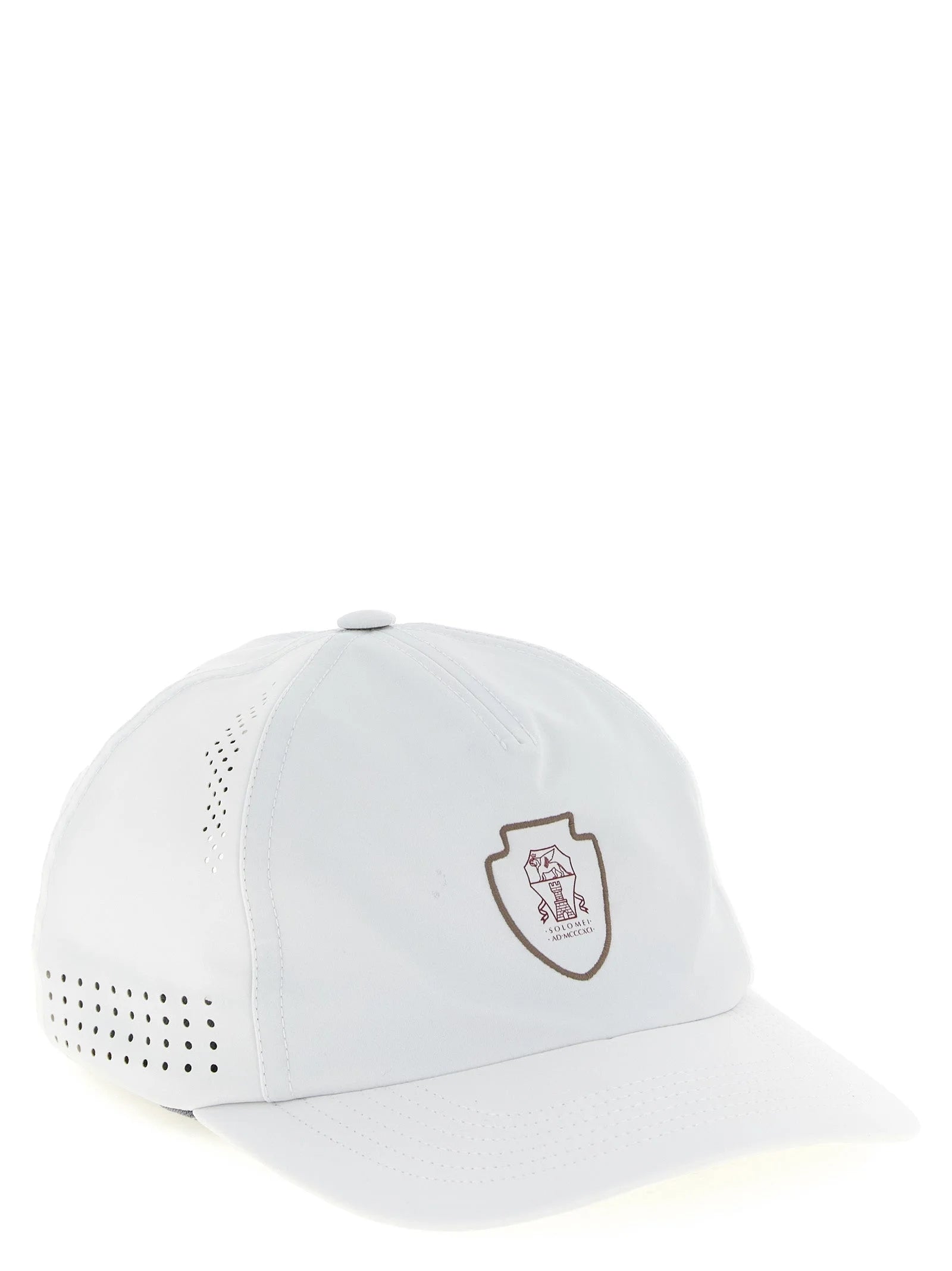 Brunello Cucinelli White Nylon Cap (Baseball Hat) - S