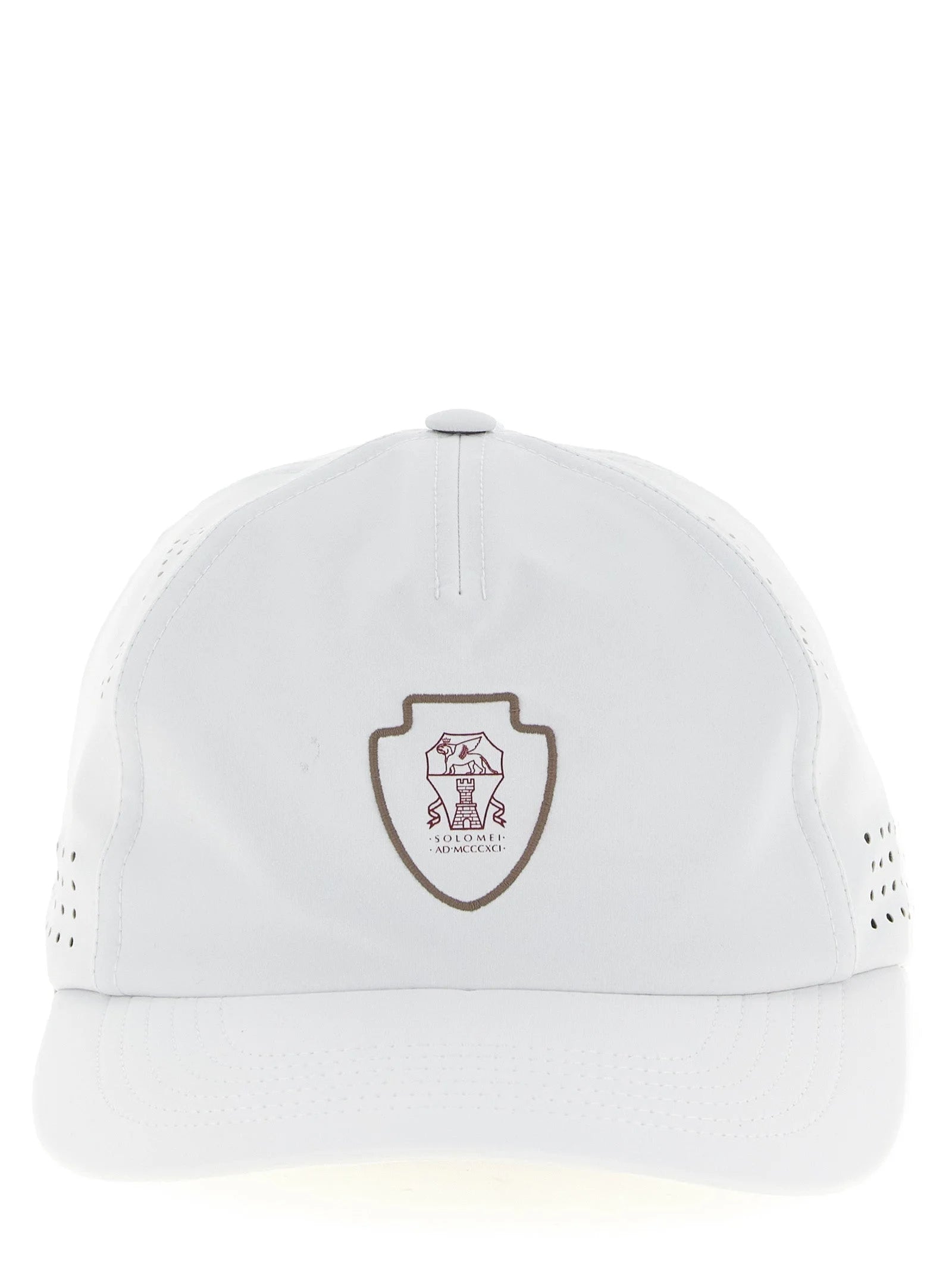 Brunello Cucinelli White Nylon Cap (Baseball Hat) - S