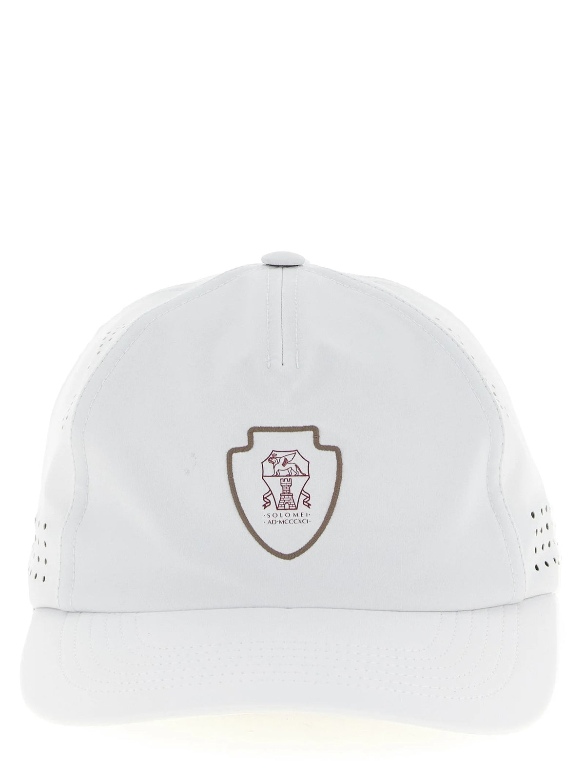 Brunello Cucinelli White Nylon Cap (Baseball Hat) - S