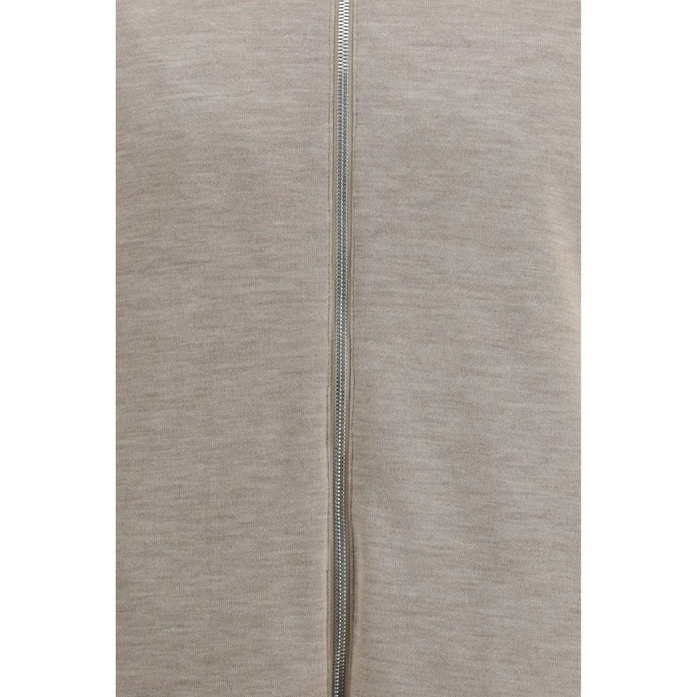 Brunello Cucinelli White Polyamide Full-Length Jacket