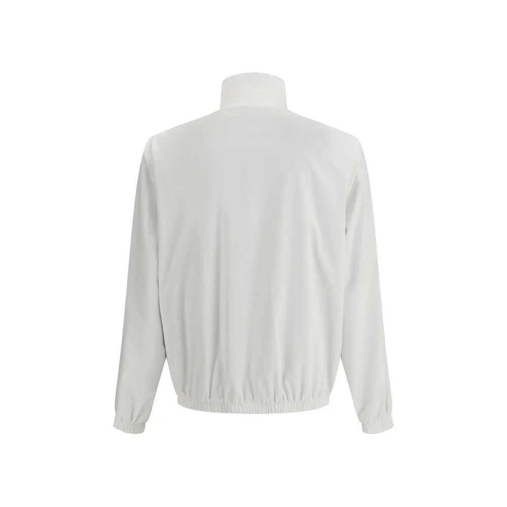 Brunello Cucinelli White Polyamide Full-Length Jacket