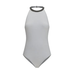 Brunello Cucinelli White Polyamide One-Piece Swimsuit