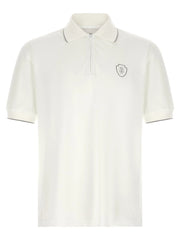 Brunello Cucinelli White Polyamide Polo Shirt - S
