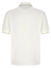 Brunello Cucinelli White Polyamide Polo Shirt - S