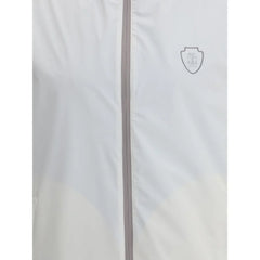 Brunello Cucinelli White Polyamide Sleveless Jacket