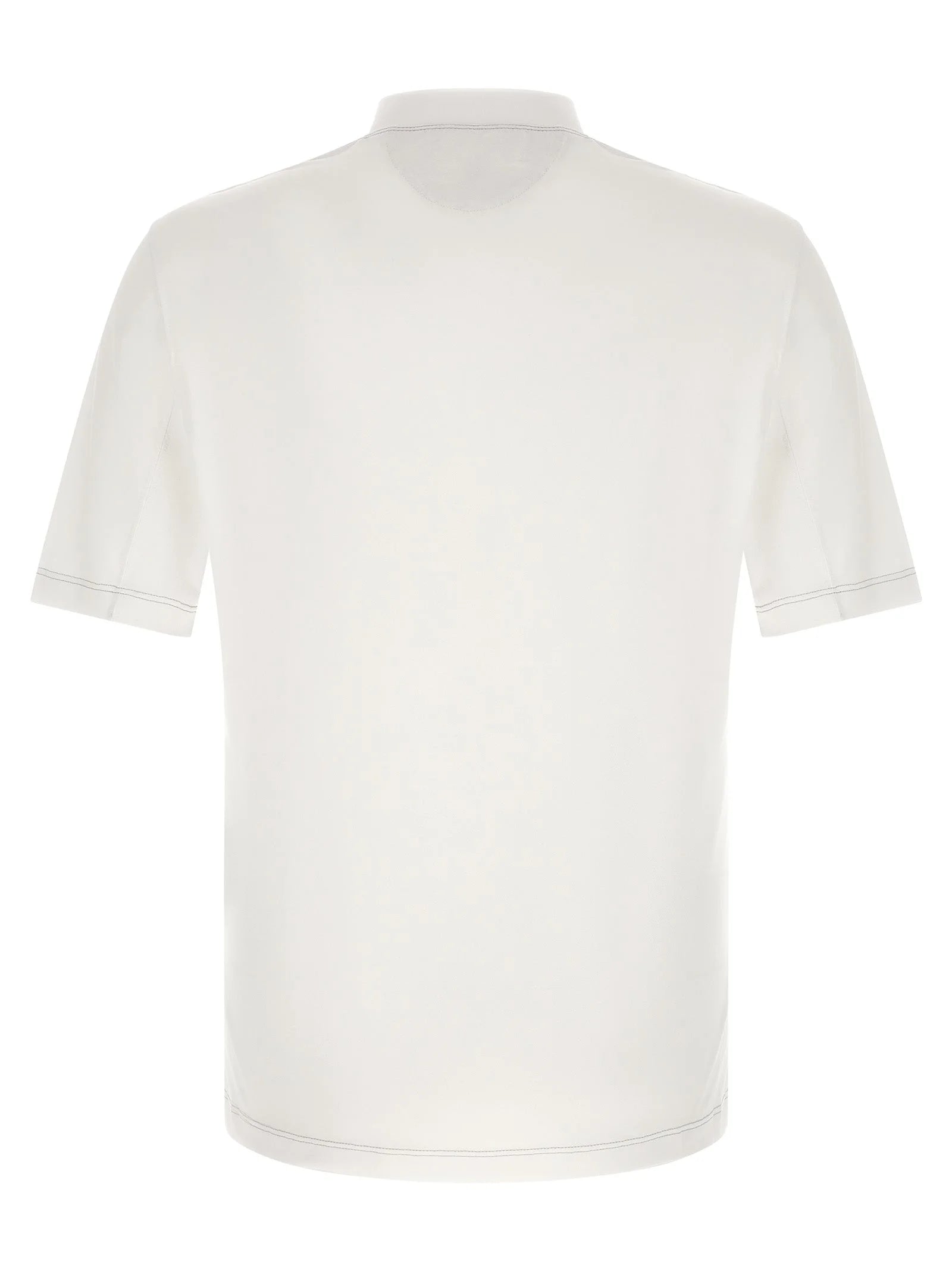 Brunello Cucinelli White Polyamide T-Shirt