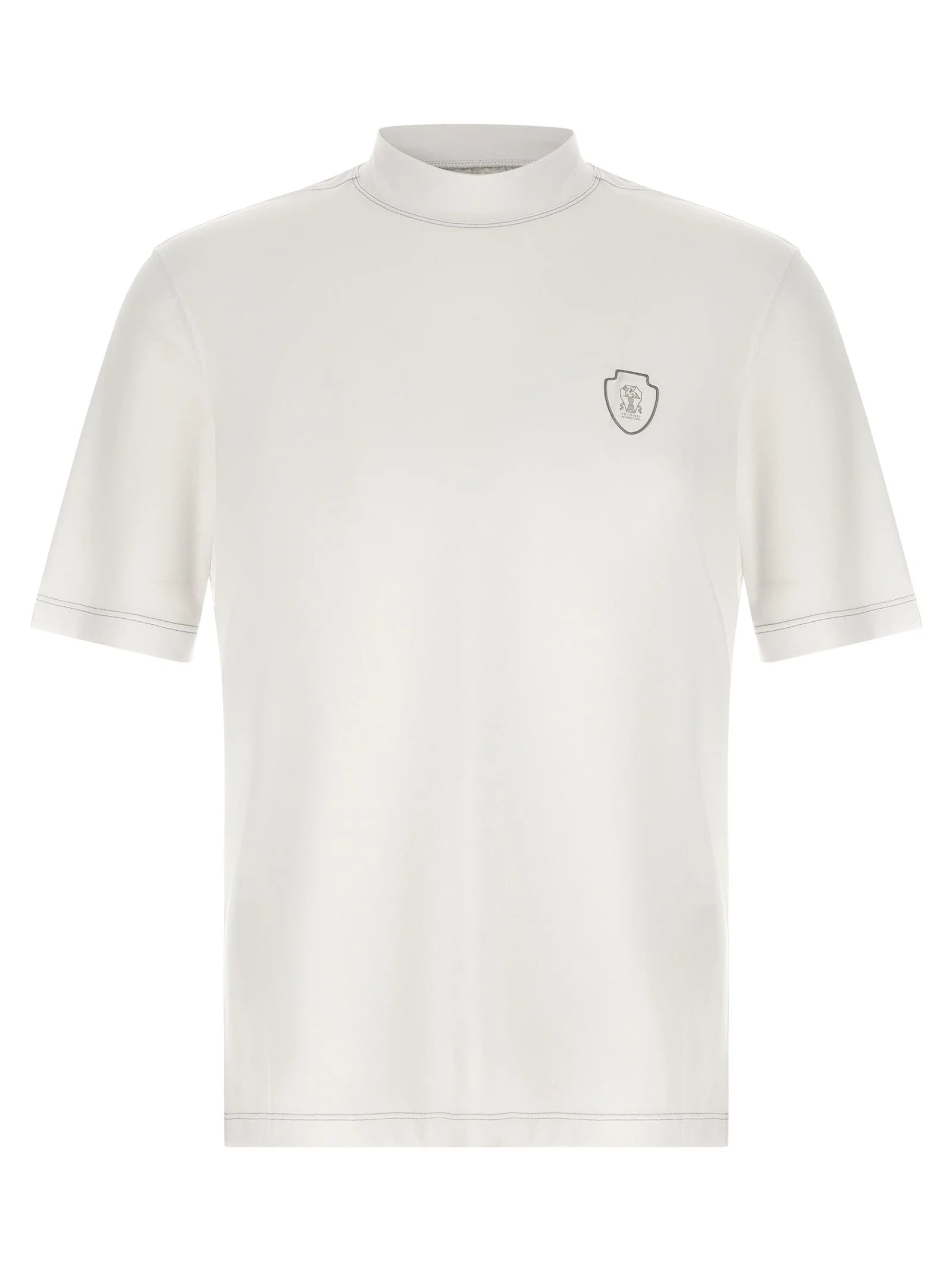 Brunello Cucinelli White Polyamide T-Shirt