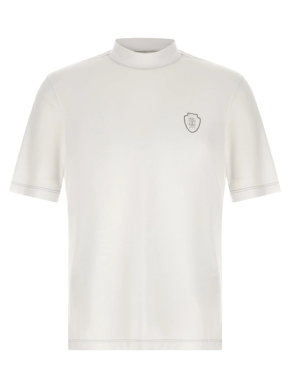 Brunello Cucinelli White Polyamide T-Shirt