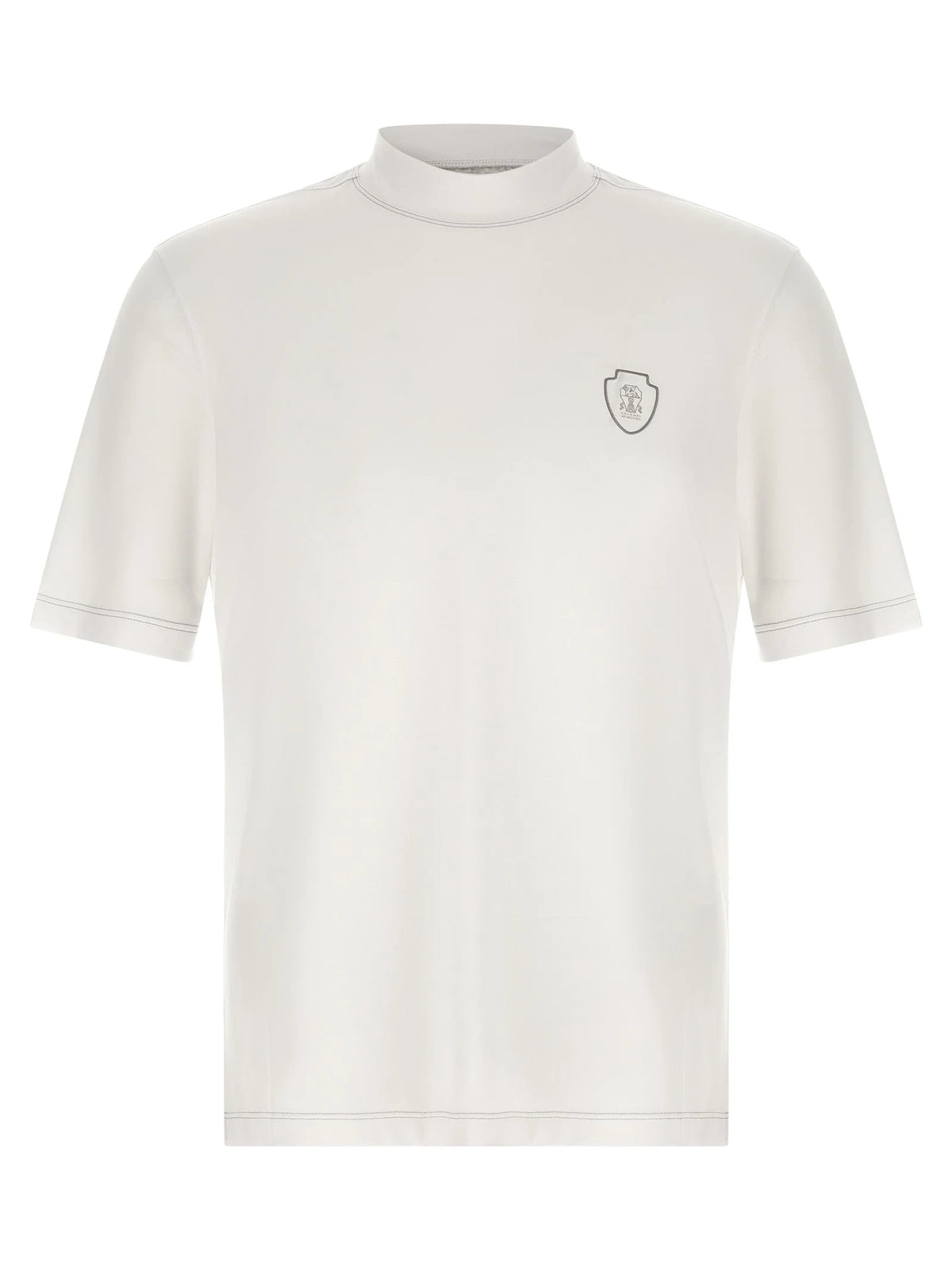 Brunello Cucinelli White Polyamide T-Shirt
