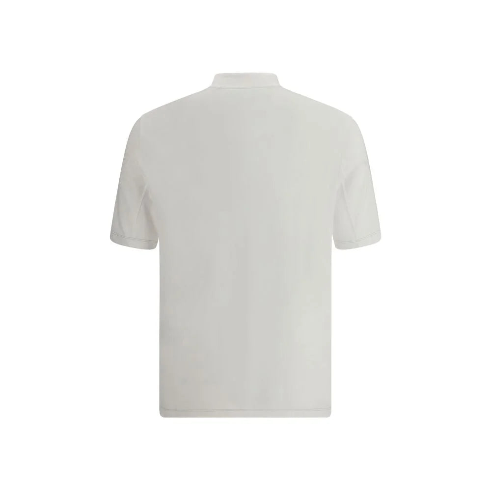 Brunello Cucinelli White Polyamide T-Shirt
