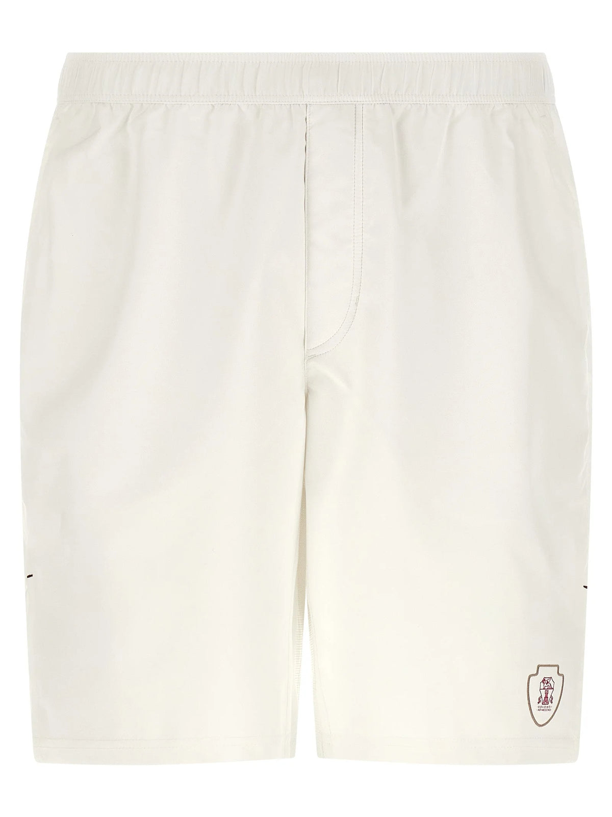 Brunello Cucinelli White Polyester Bermuda Shorts - XL