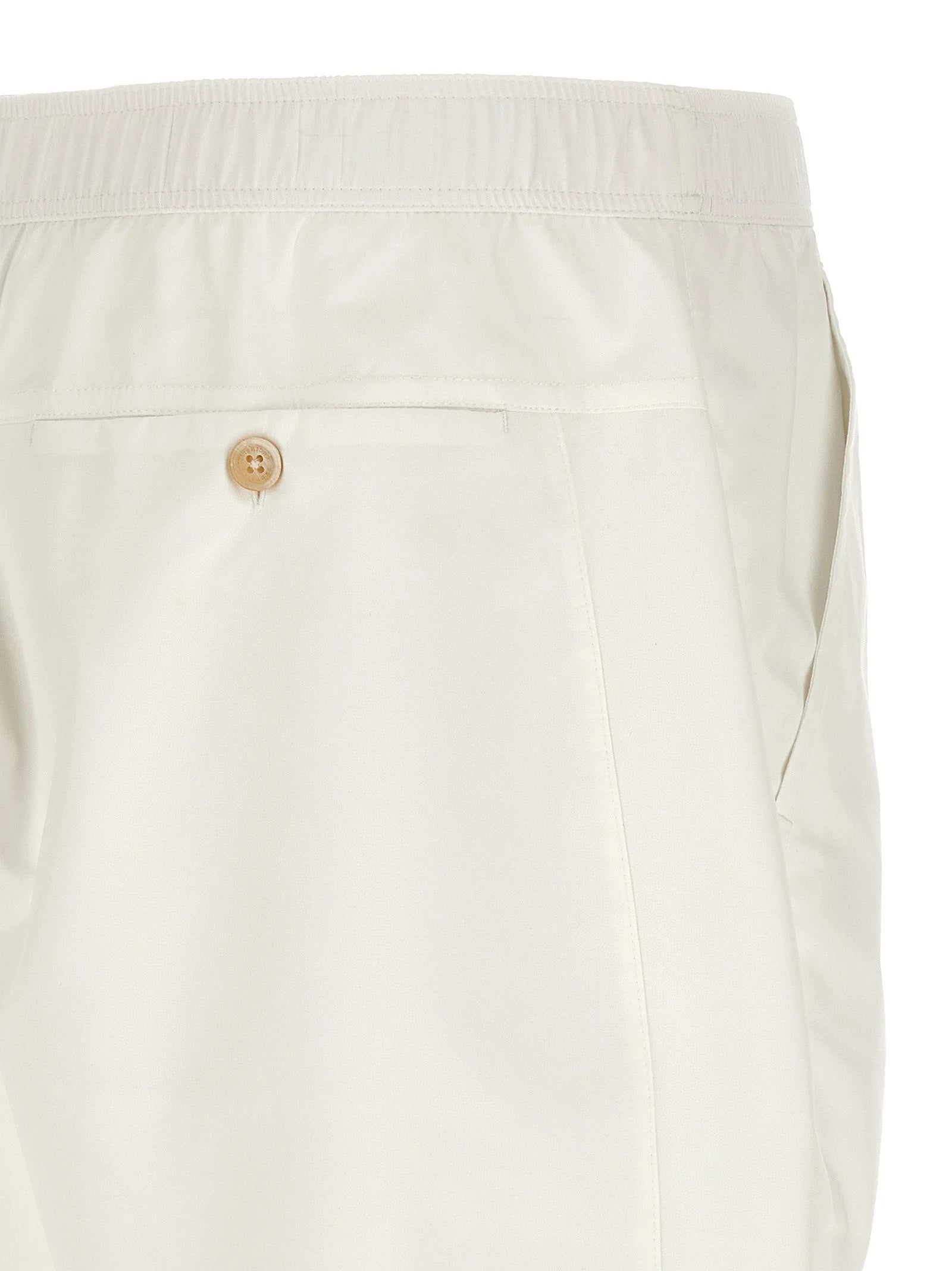 Brunello Cucinelli White Polyester Bermuda Shorts - XL
