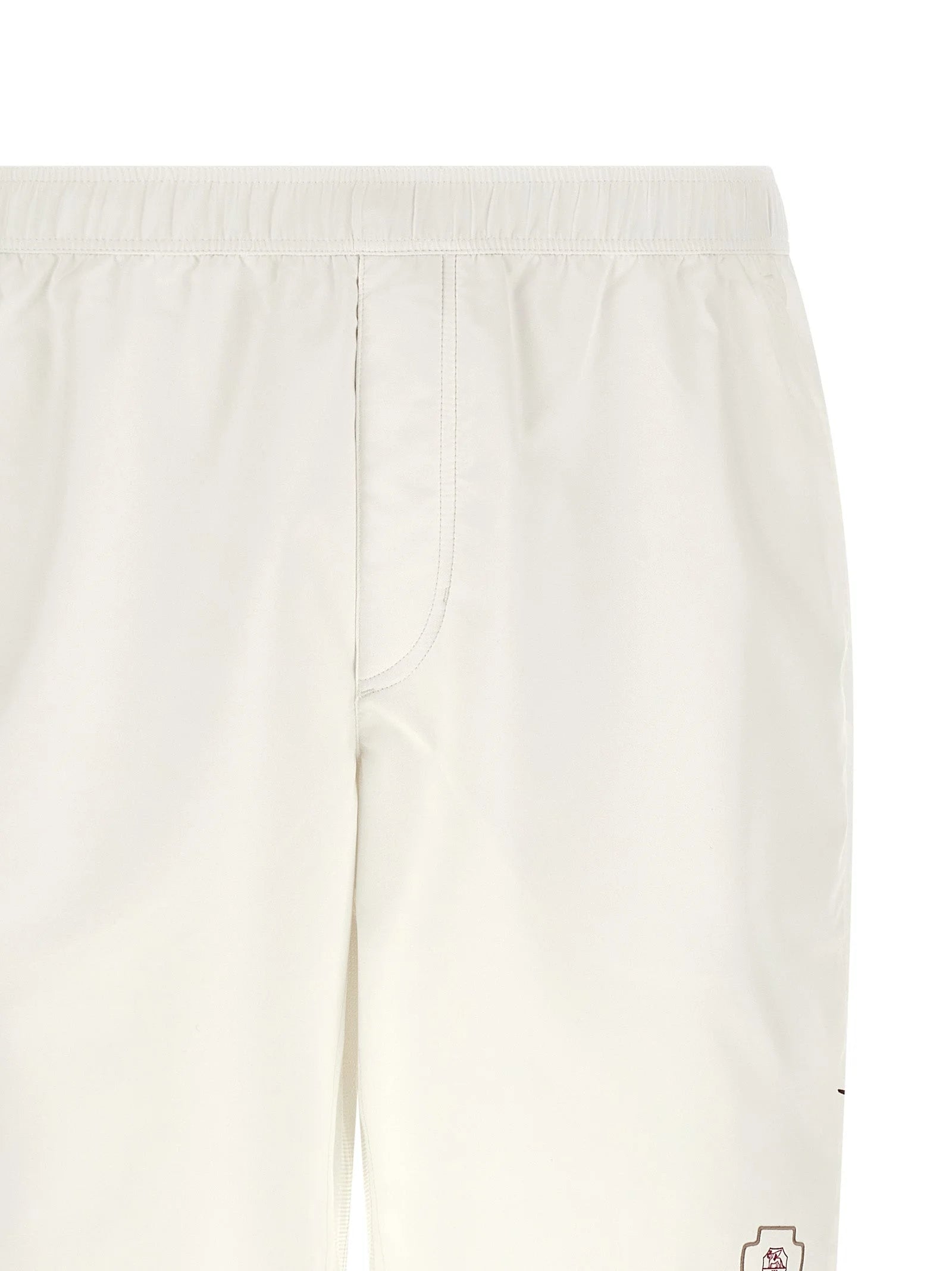 Brunello Cucinelli White Polyester Bermuda Shorts - XL