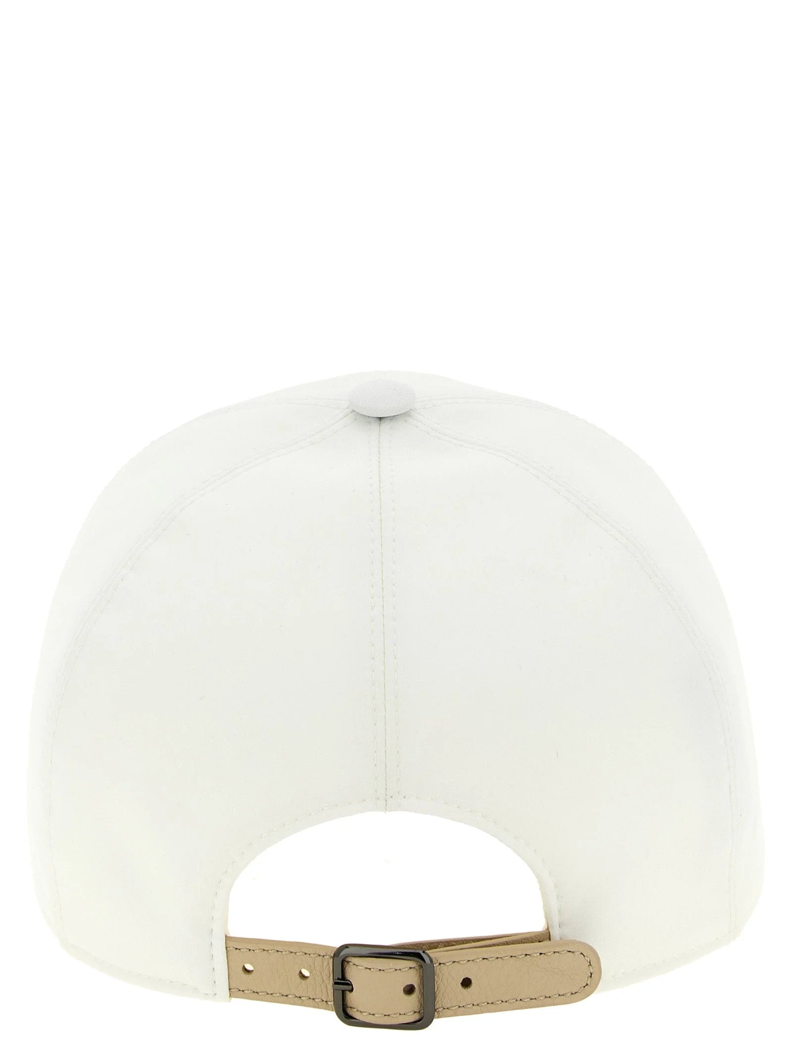 Brunello Cucinelli White Polyester Cap (Baseball Hat) - S