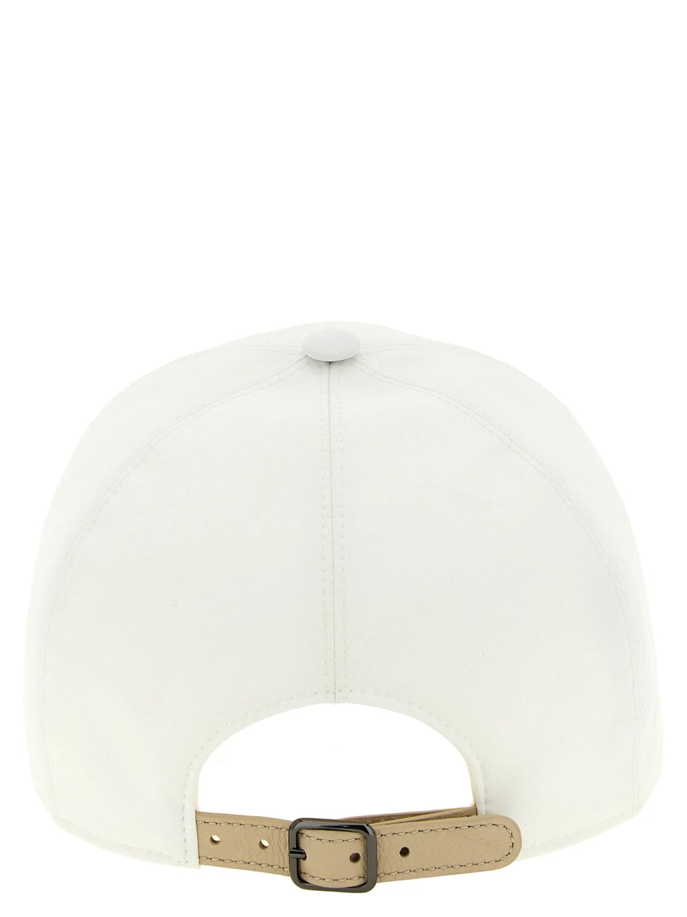 Brunello Cucinelli White Polyester Cap (Baseball Hat) - S